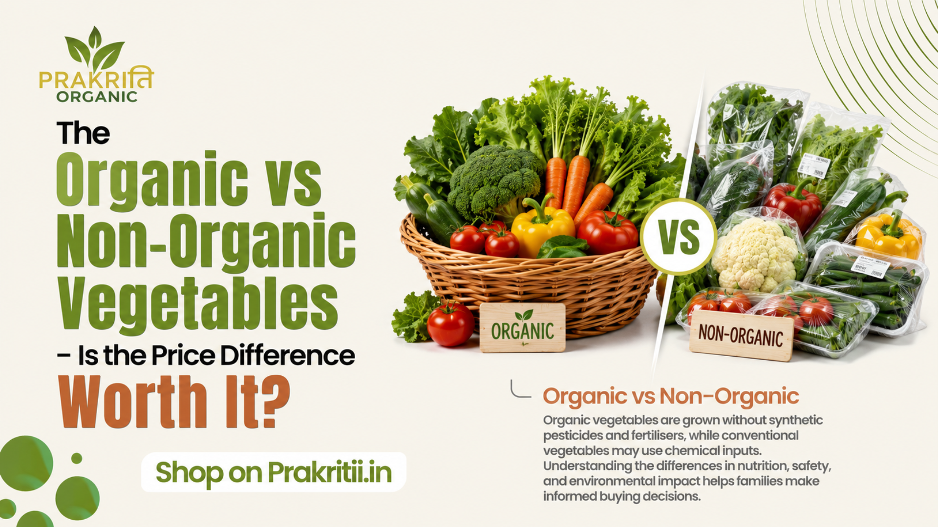 Organic vs Non-Organic Vegetables – Is the Price Difference Worth It?