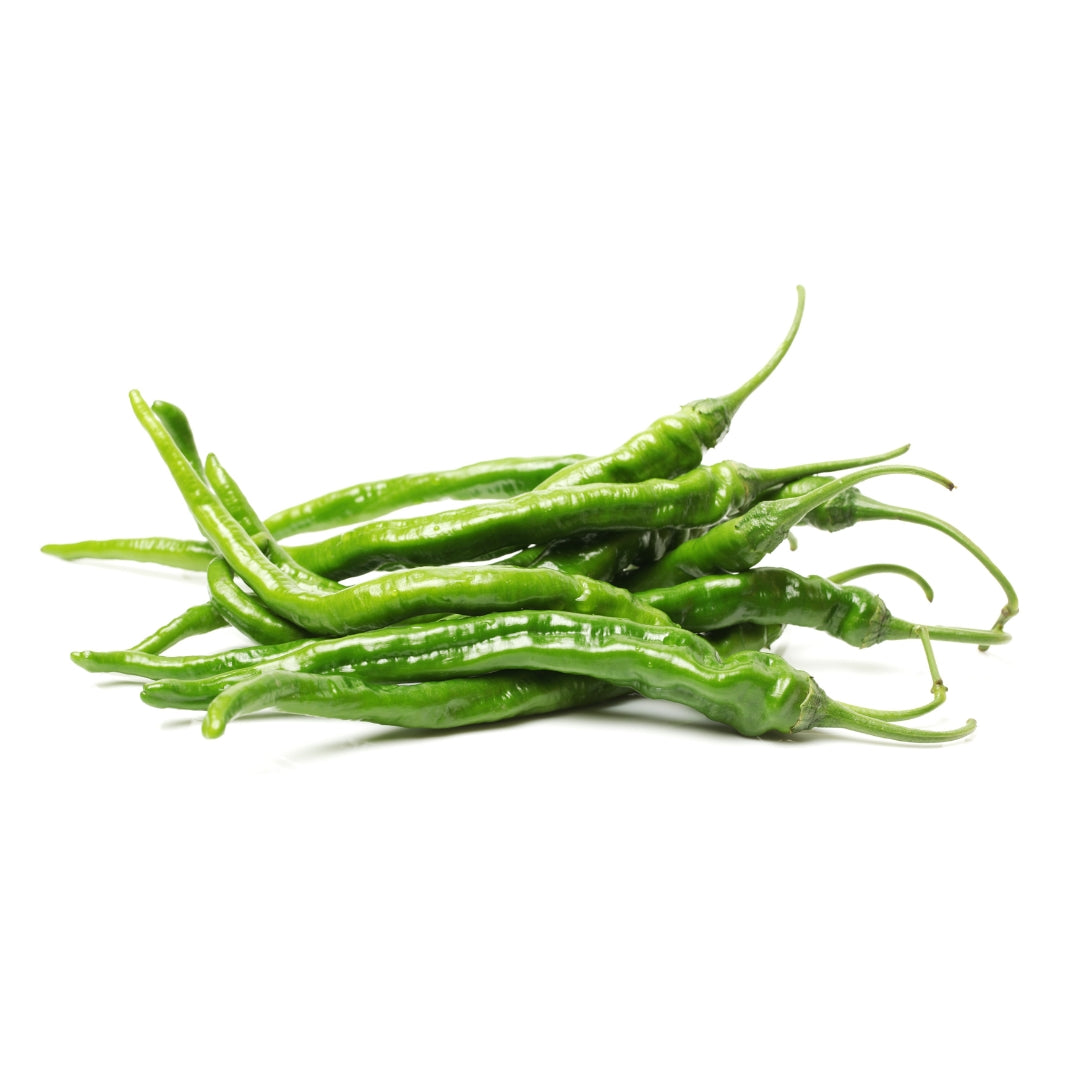 Organic Green Chilli (H. Mirchi)