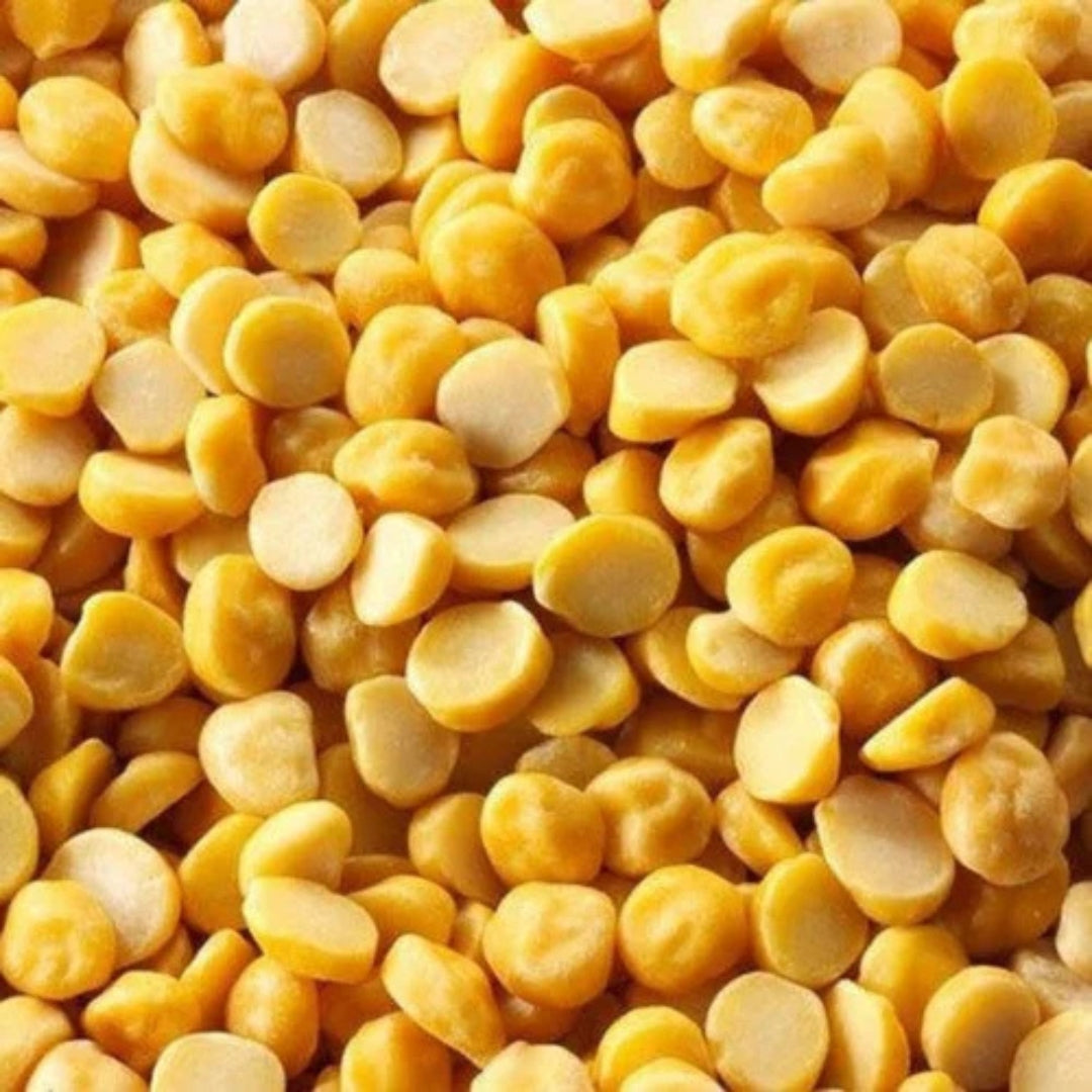 Organic chana dal online, vibrant yellow split lentils perfect for healthy cooking