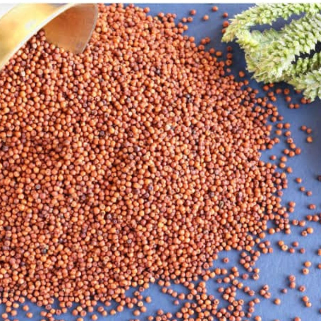 My Store organic nachni online whole grains displayed on a blue background